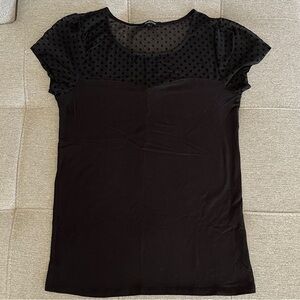 Black Dot Top Size L